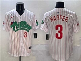 Mens Philadelphia Phillies #3 Bryce Harper White Phanatic Limited Stitched Jersey,baseball caps,new era cap wholesale,wholesale hats